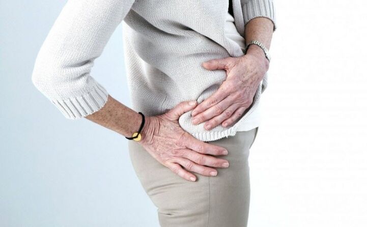 Coxarthrosis of the hip joint in elderly women